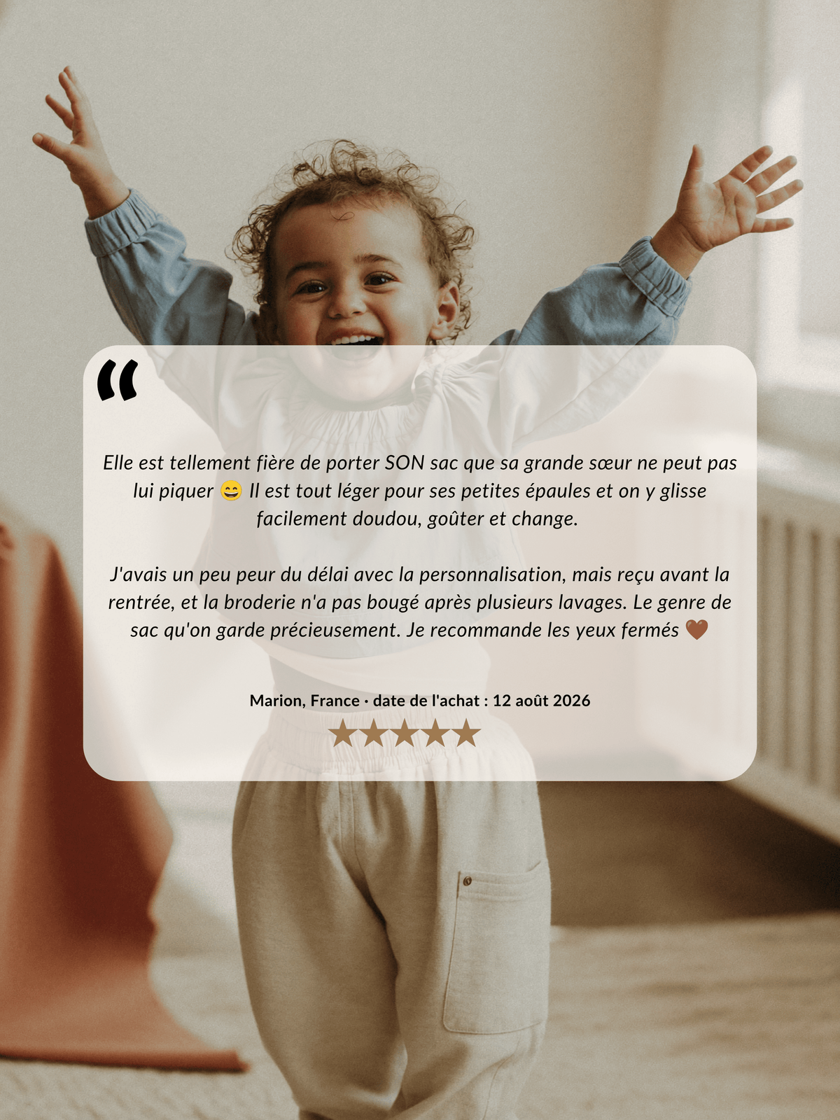 Sac à dos ourson personnalisé bébé, rien qu'à lui – Mon Premier Sac