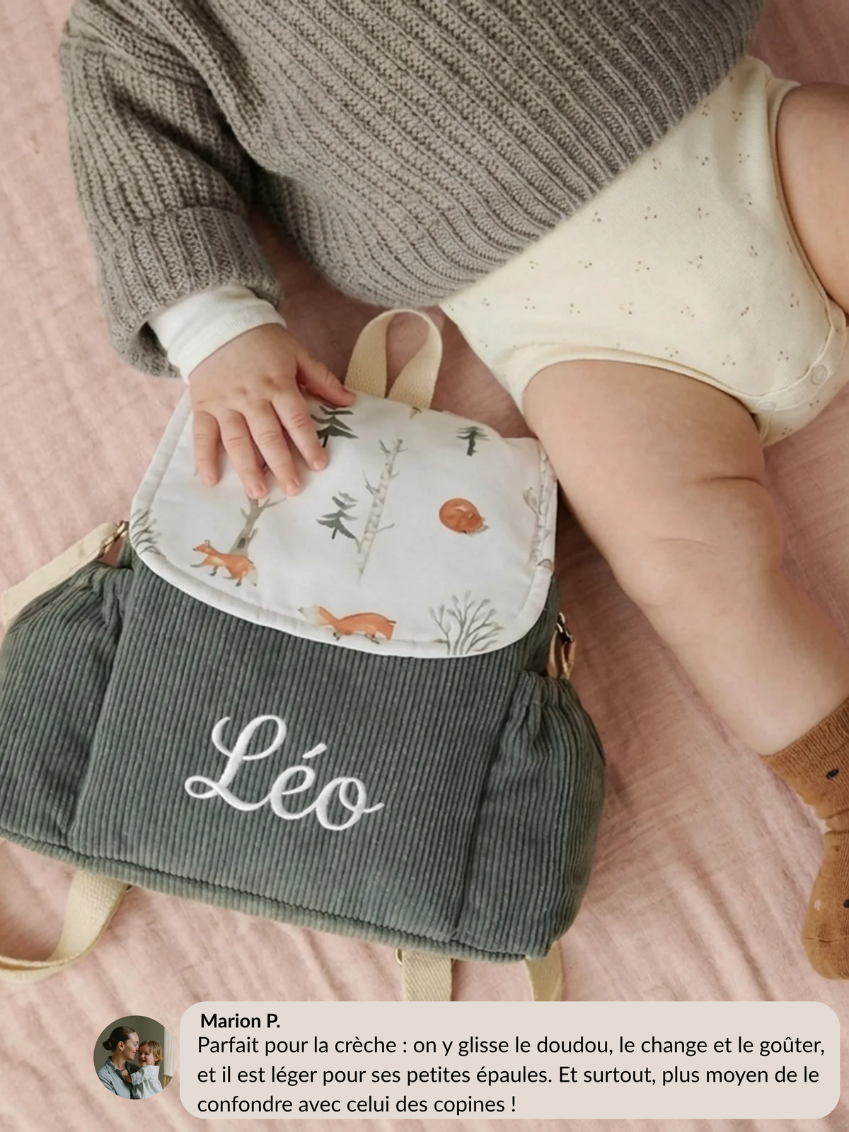 Mon Premier Sac - Sac à dos personnalisé bébé, rien qu'à lui