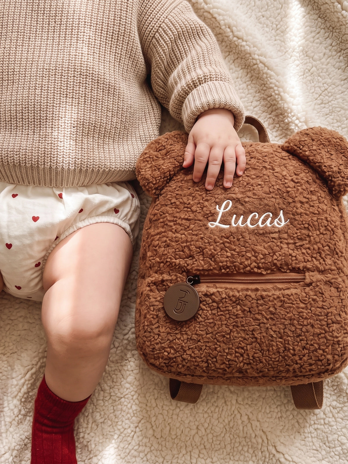 Sac à dos ourson personnalisé bébé, rien qu'à lui – Mon Premier Sac