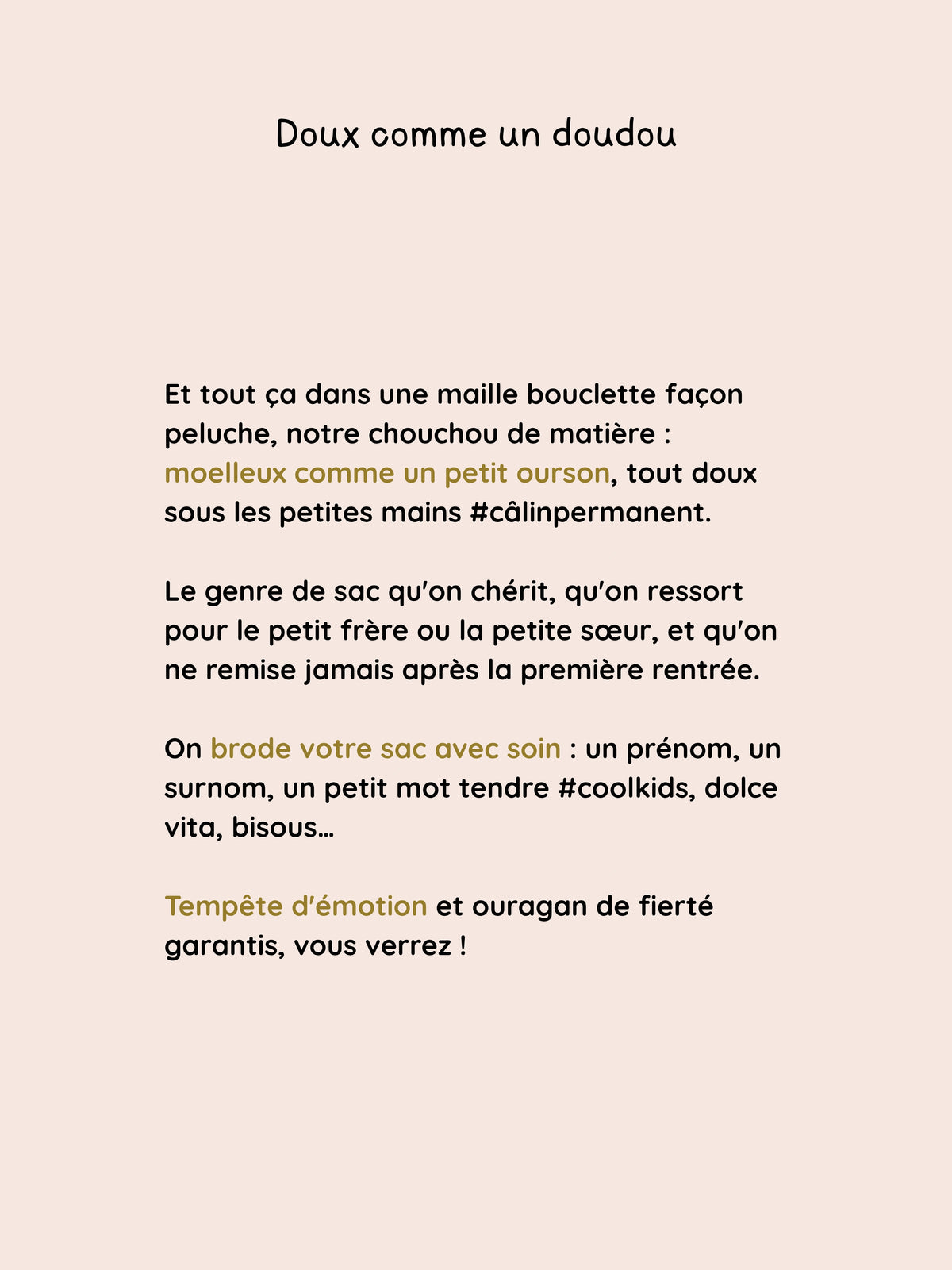 Sac à dos ourson personnalisé bébé, rien qu'à lui – Mon Premier Sac