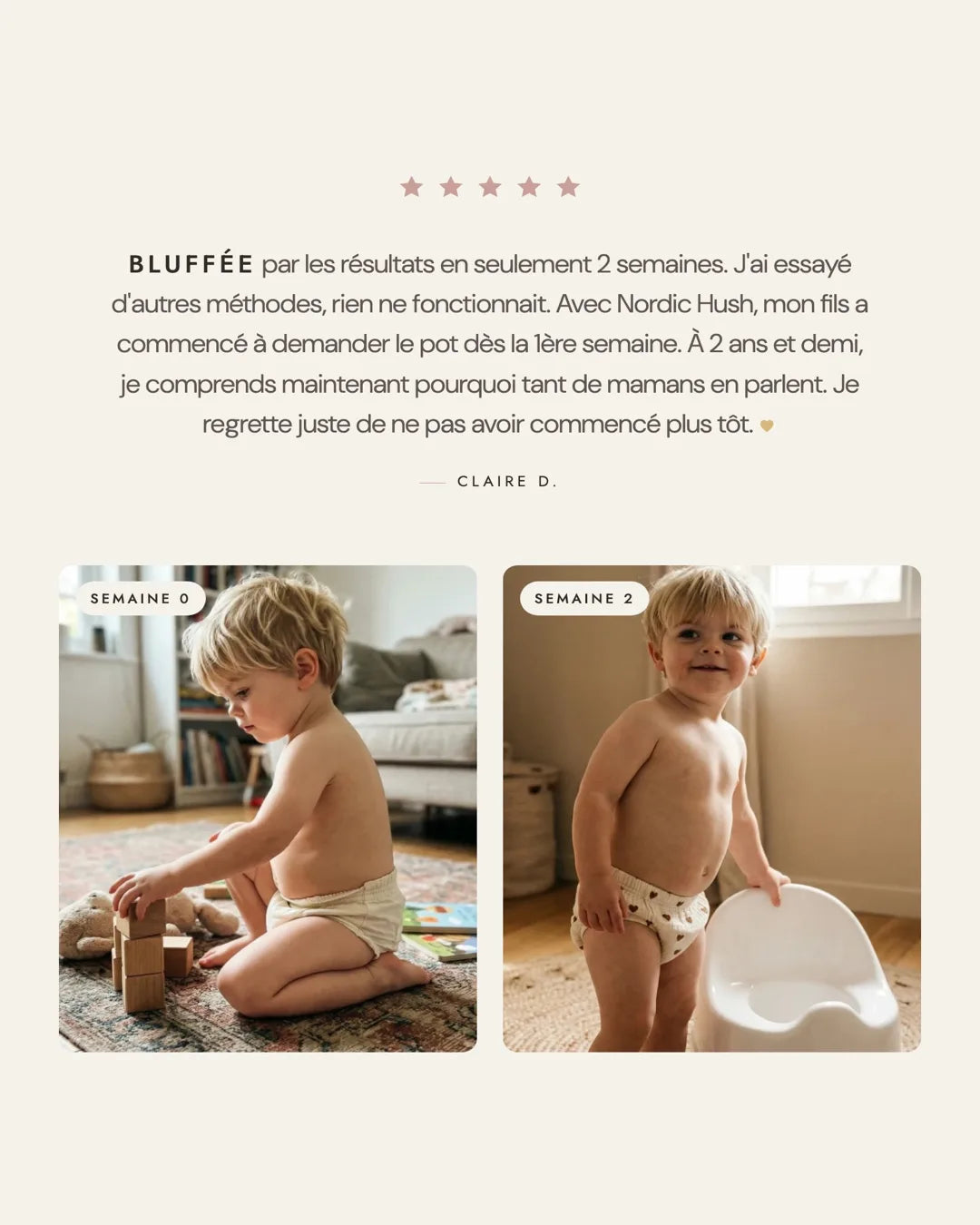 Pack de 4 Culottes d'Apprentissage - Propre en 2-3 Semaines - 100% Coton Réutilisable - Enfilage Facile Dès 18 Mois