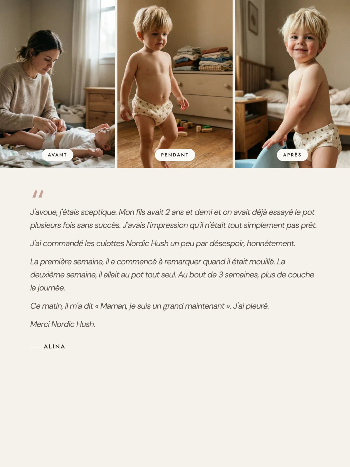 Pack de 4 Culottes d'Apprentissage - Propre en 2-3 Semaines - 100% Coton Réutilisable - Enfilage Facile Dès 18 Mois