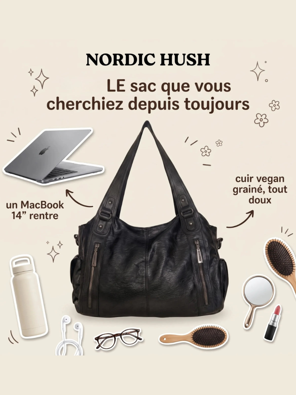 Le sac Astrid - L'allure d'un sac de créateur à prix doux